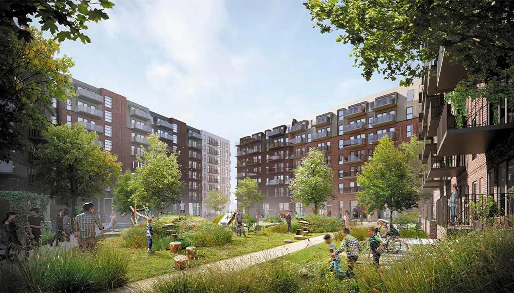 Gammelhavn, medlem af City Vejle, præsenterer det nye bykvarter på et netværksmøde